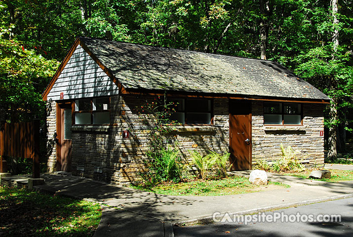 Cades Cove Group Bathroom