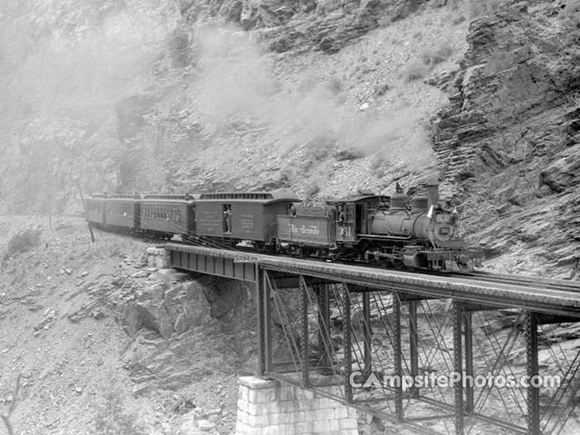 Cimarron Campground Historic Train Photo