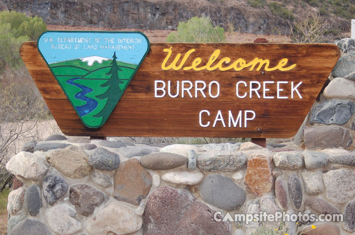 Burro Creek Sign