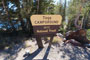 Tioga Lake Campground Sign