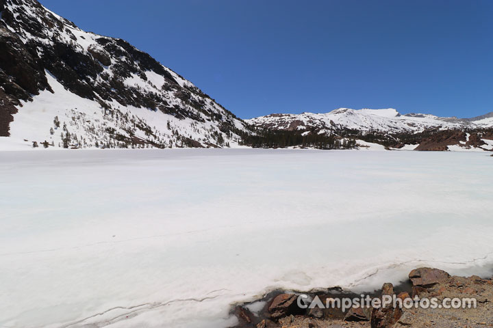 Ellery Lake Campground Lake View Winter