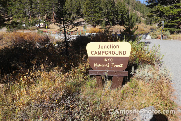 Junction Campground Sign