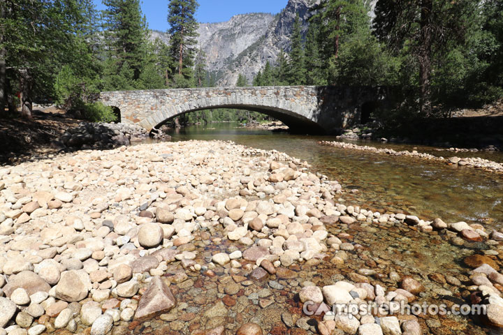 Upper Pines Campground Merced River Bridge