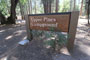 Upper Pines Campground Sign