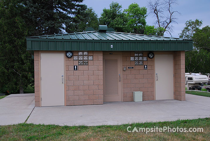 Red River State Recreation Area Bathroom