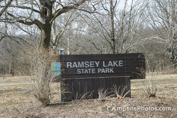 Ramsey Lake State Park Sign