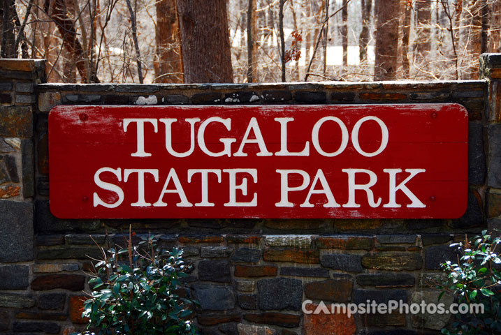 Tugaloo State Park Sign