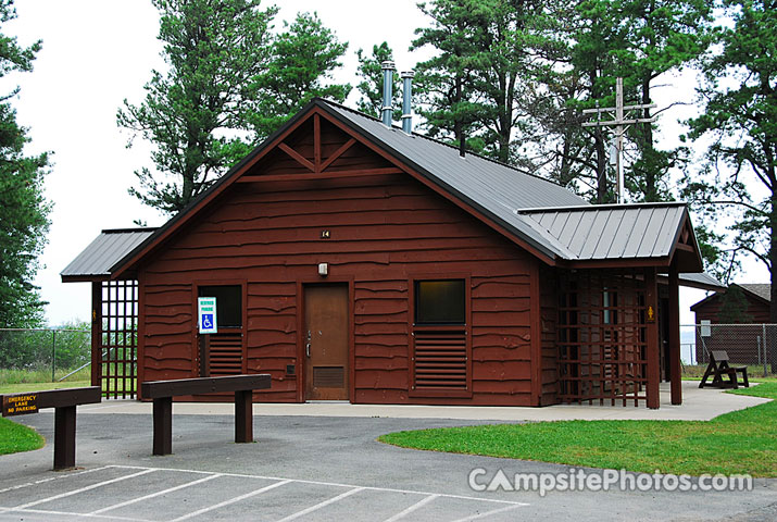 Ausable Point Shower House