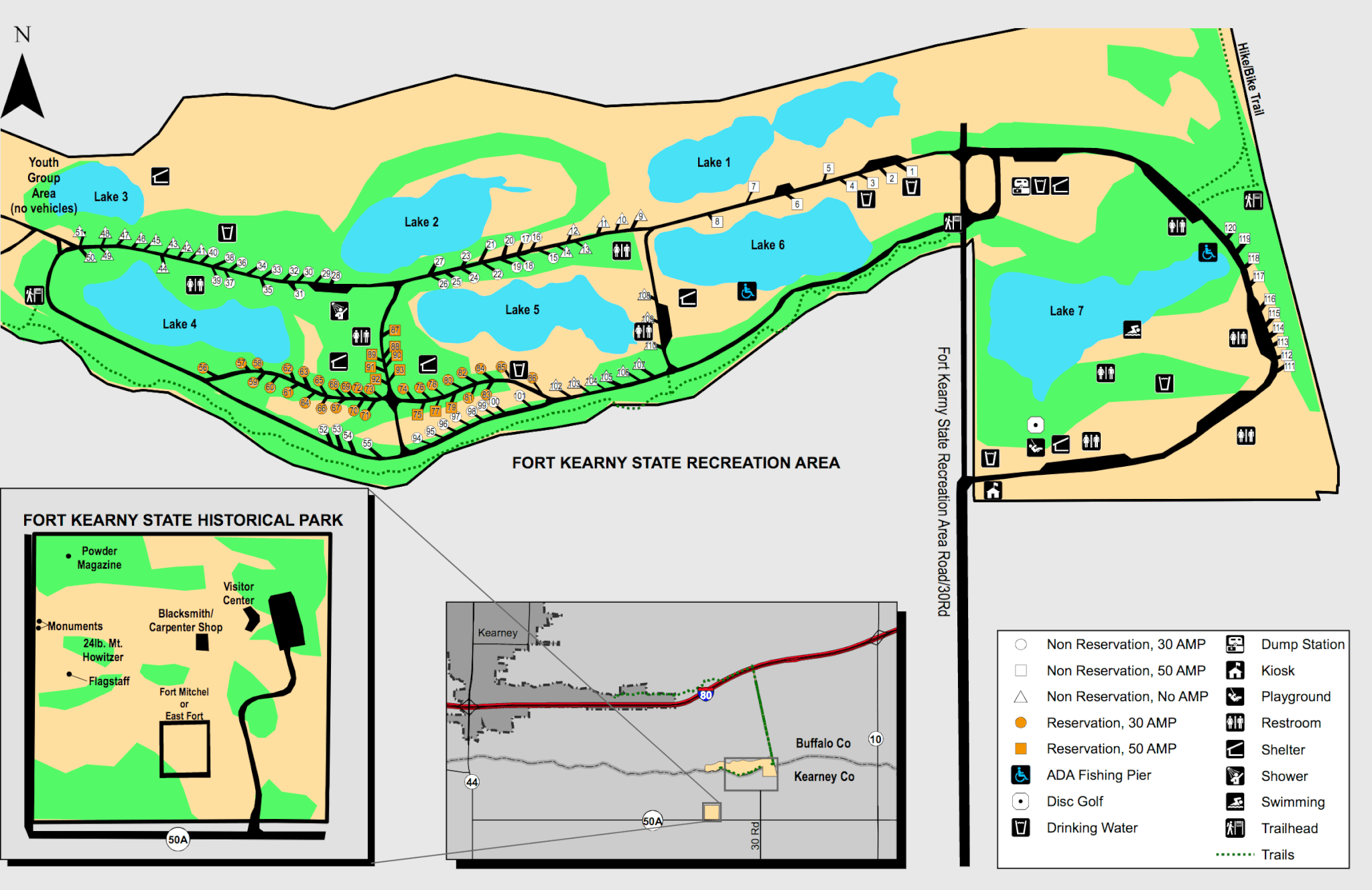 Fort Kearny State Recreation Area - Campsite Photos, Reservations, Info