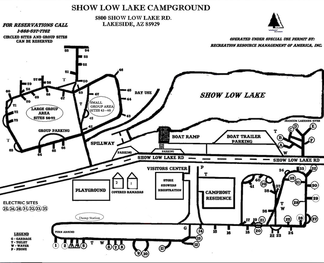 Show Low Lake - Campsite Photos, Campground Info & Reservations