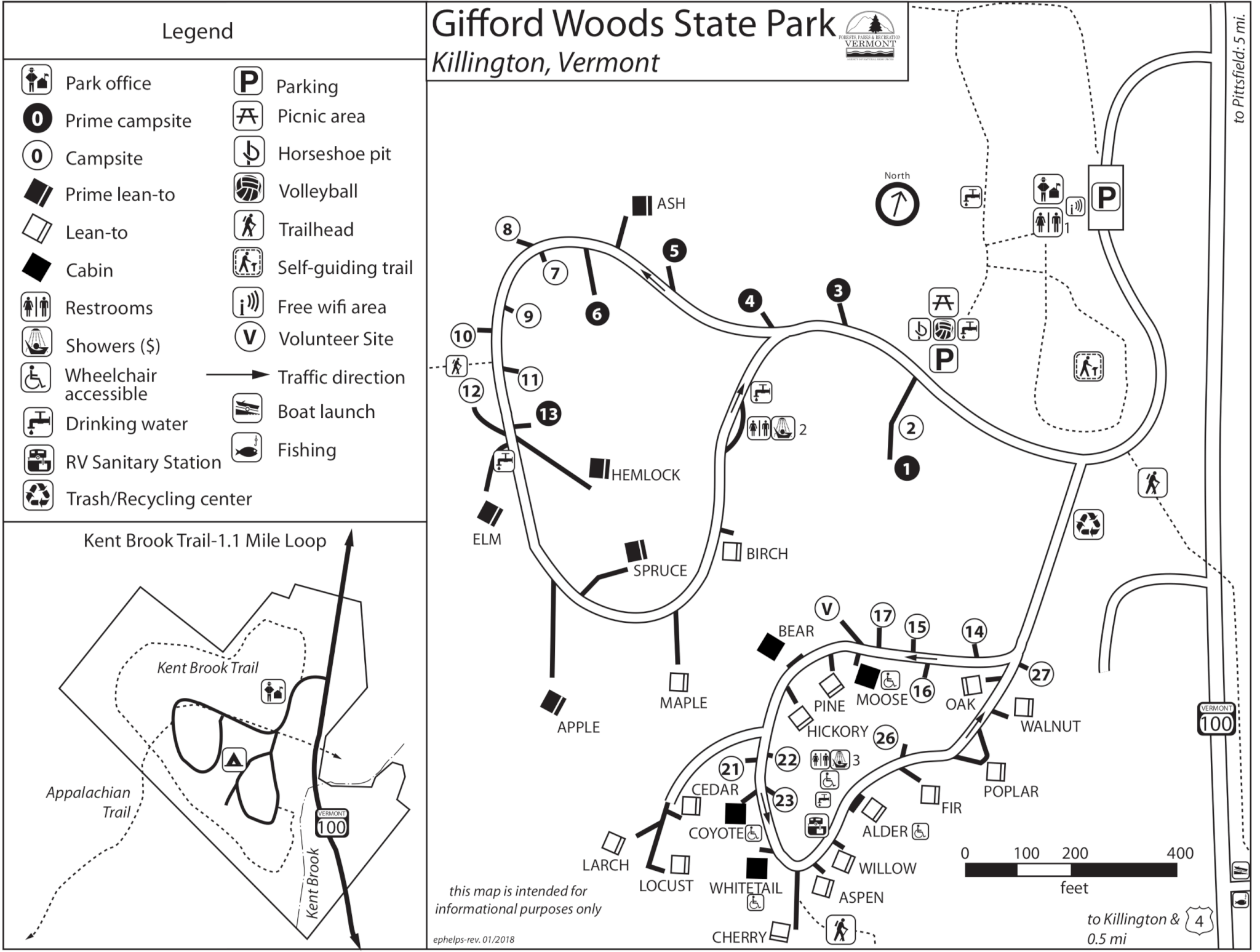 Gifford Woods State Park - Campsite Photos