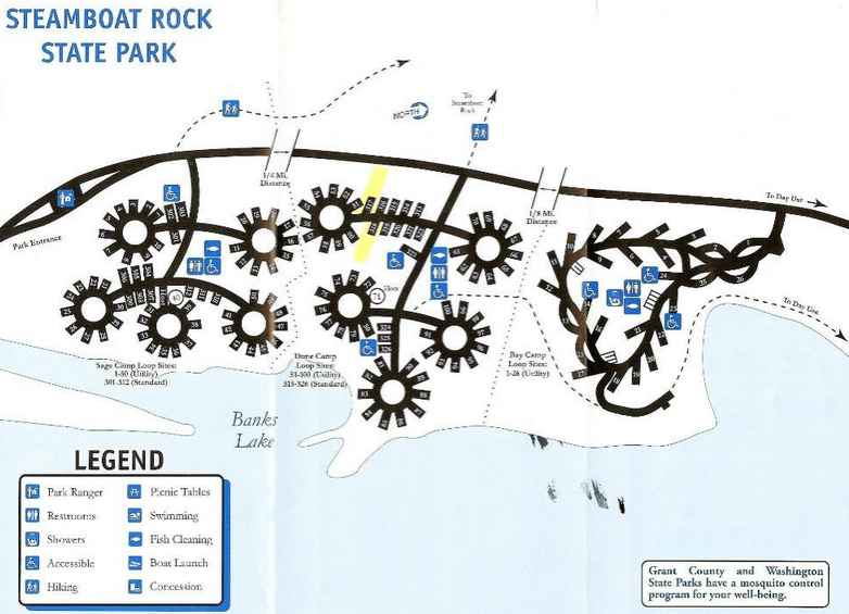 Steamboat Rock State Park Map