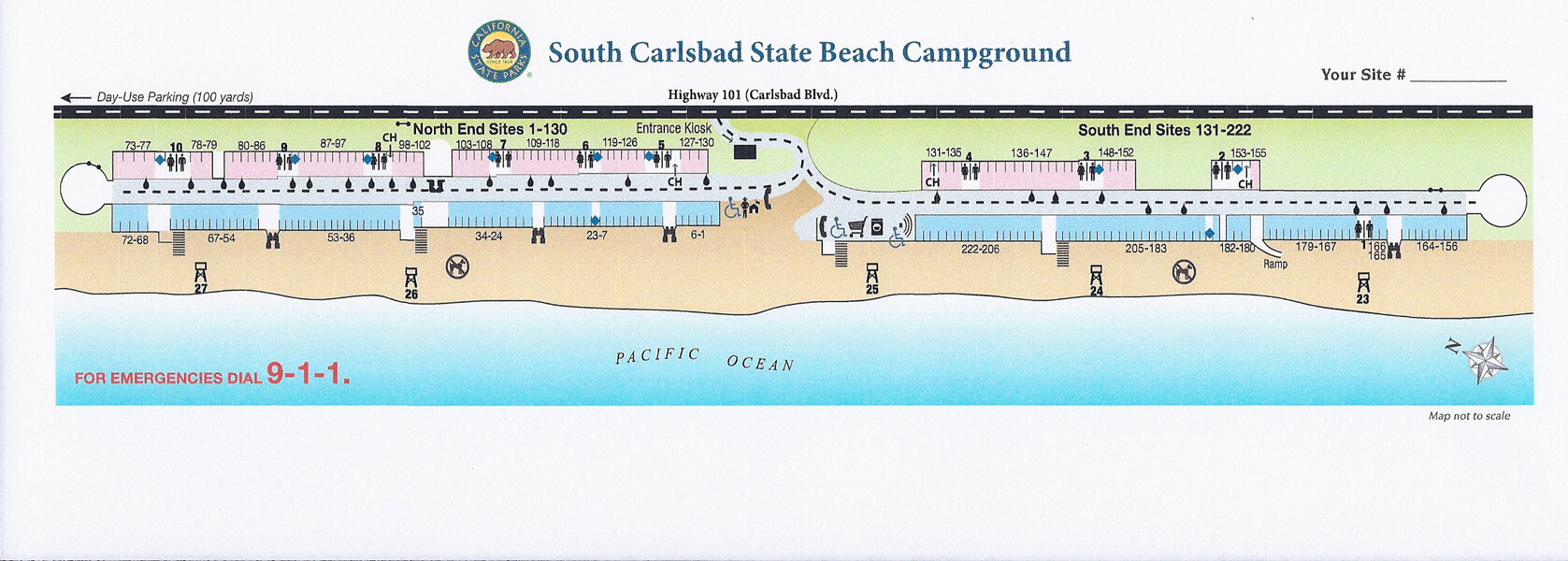 South carlsbad beach campground map