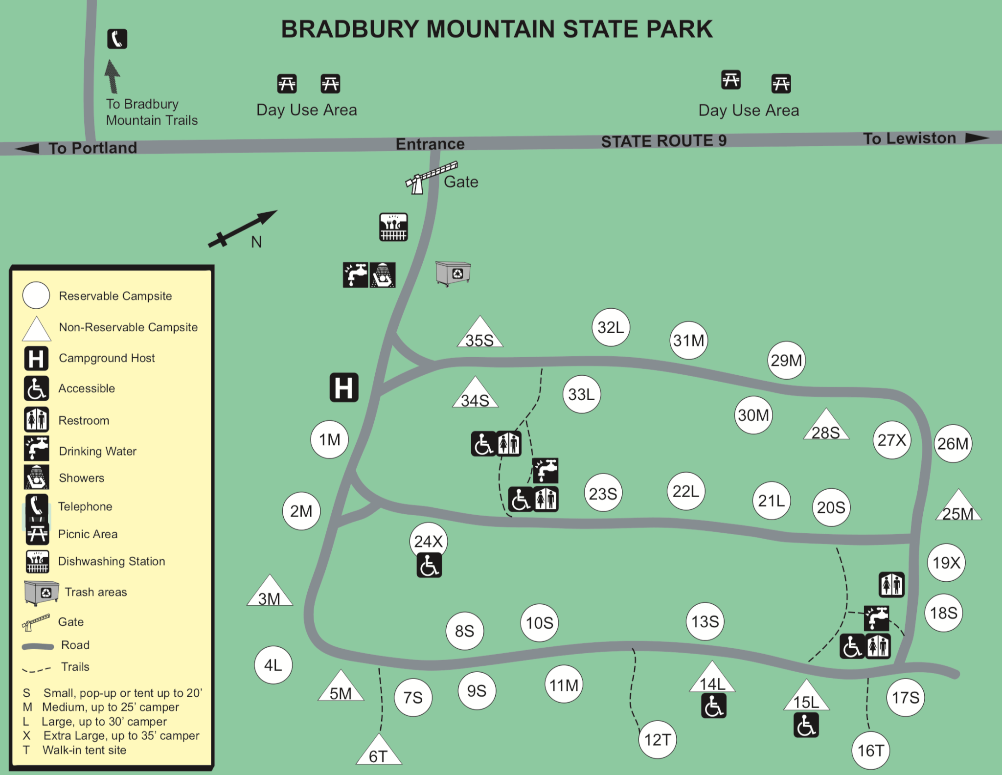 Bradbury Mountain State Park - Campsite Photos, Reservations & Info