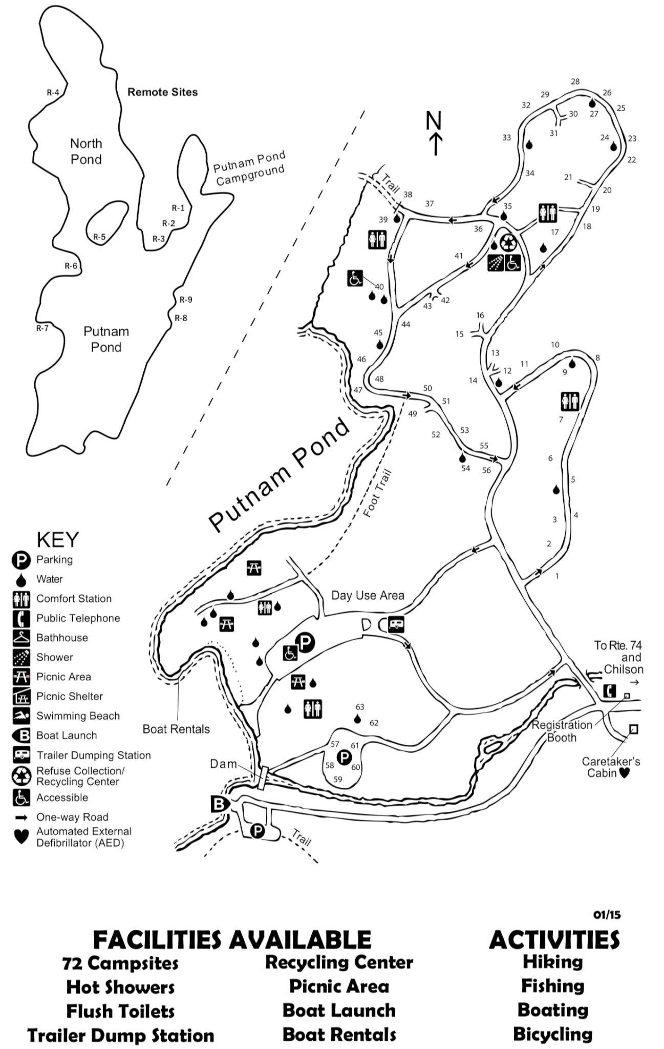 Putnam Pond - Campsite Photos, Campground Info & Reservations