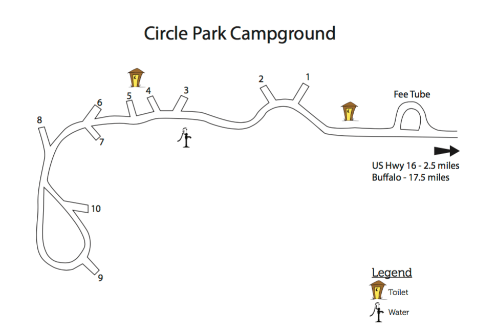 Rollins Lake Greenhorn Campground Map